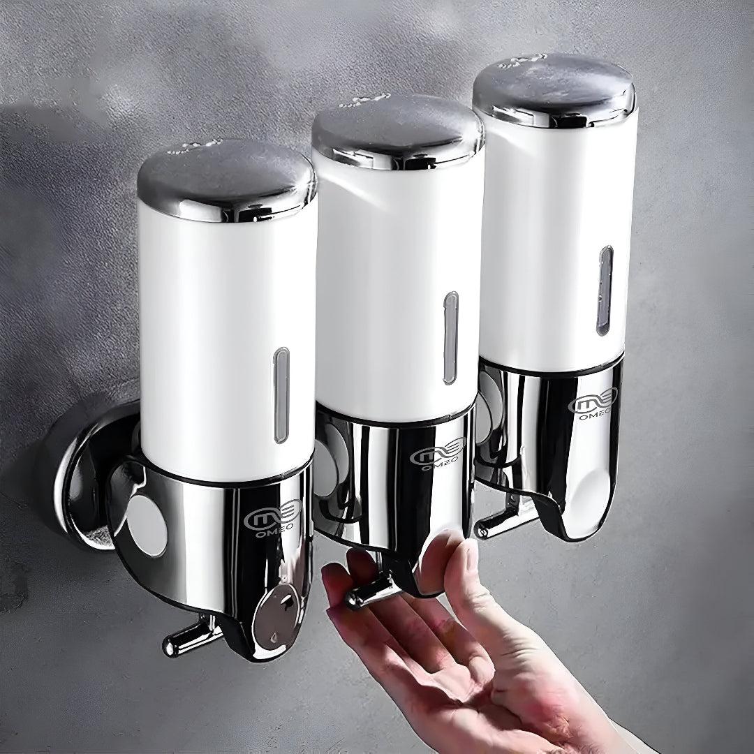 Wall Mount Hand Liquid Shampoo Shower Gel Dispenser