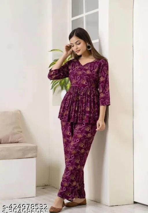 Women's Printed Co-Ord Sets For Girls and Women