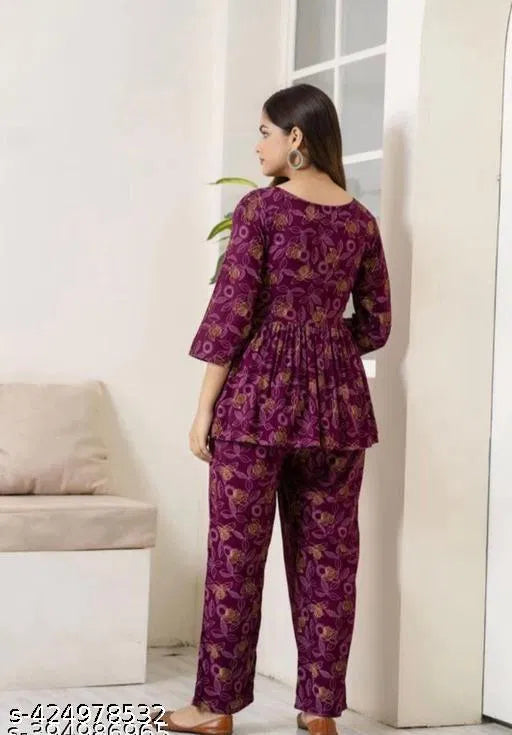 Women's Printed Co-Ord Sets For Girls and Women
