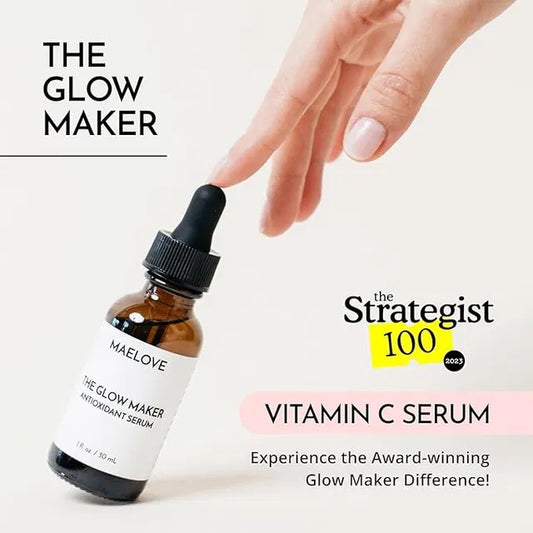 MAELOVE Hydrating Facial Serum with Vitamins C, E.