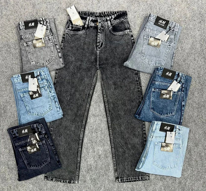 Straight Fit Mens Baggy Jeans