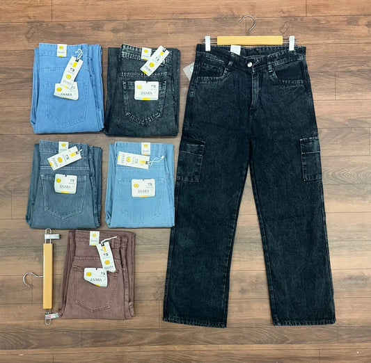 Straight Fit Mens Baggy Jeans