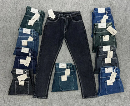 Straight Fit Mens Baggy Jeans