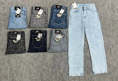 Straight Fit Mens Baggy Jeans